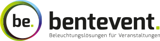 Logo von bentevent. Beleuchtungslösungen für Veranstaltungen.